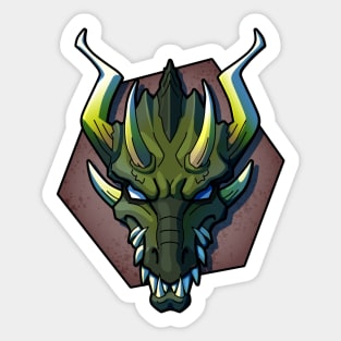 Dragon Head Logo Sticker